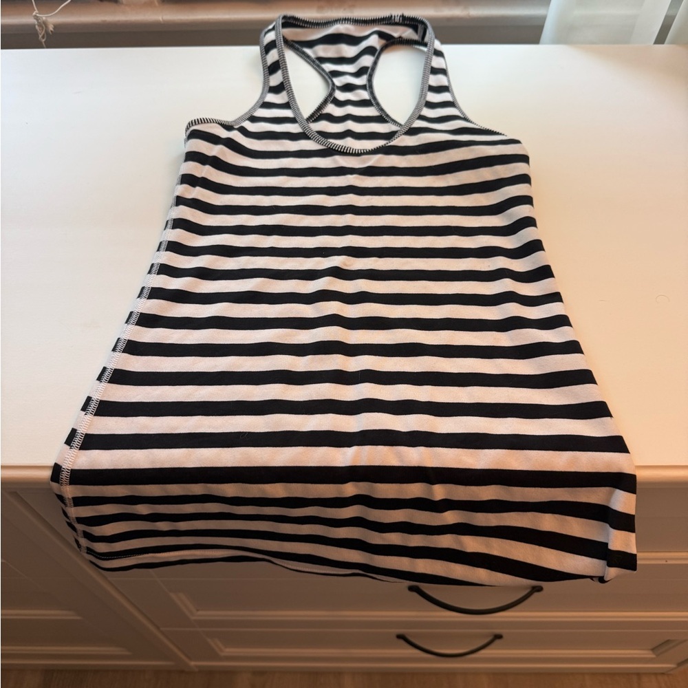 Lululemon Striped Racerback Tank